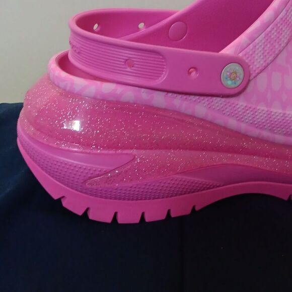 NWT Crocs Barbie The Movie* Mega Crush Clog- Platform- 13 Cosplay - Spice Girls - Picture 7 of 10